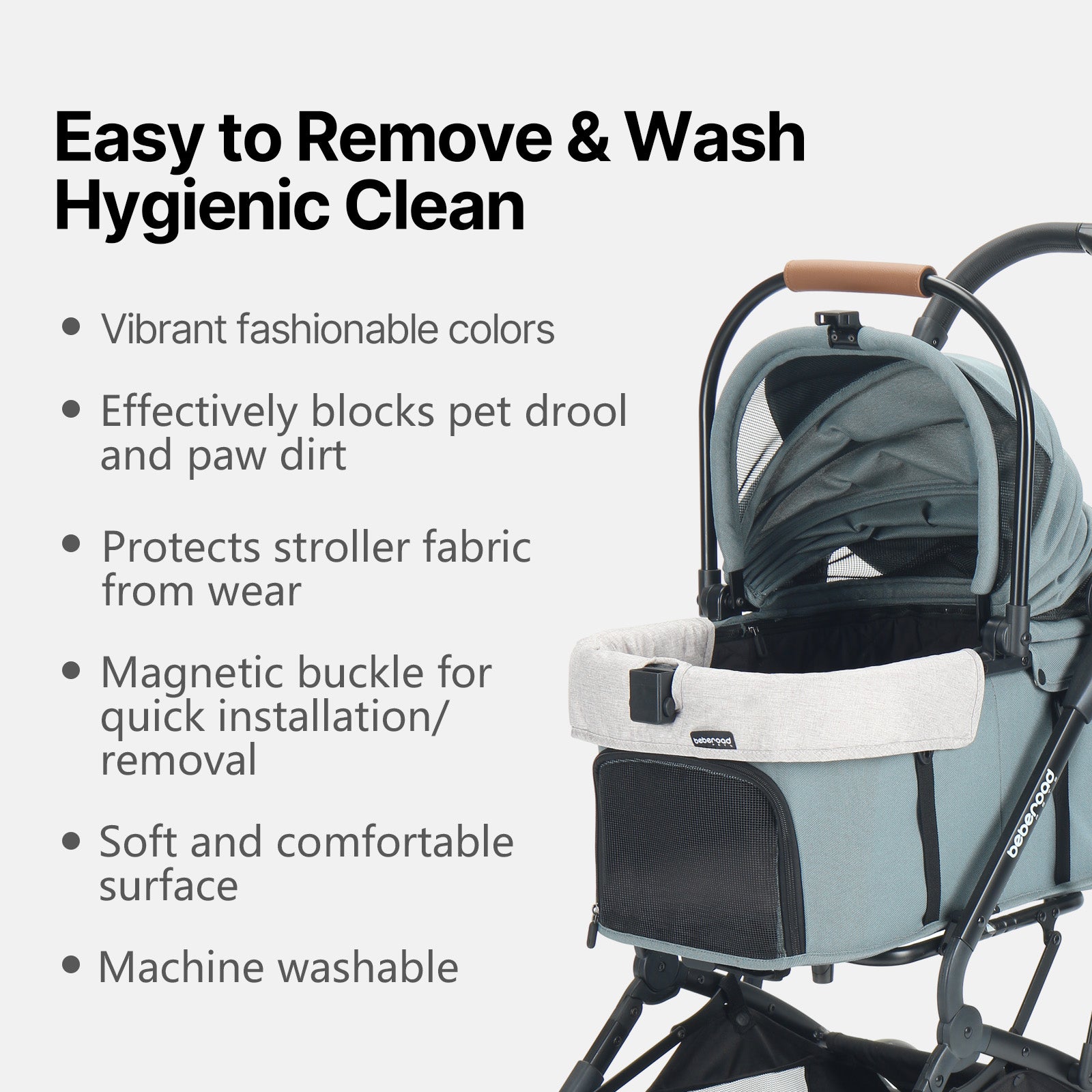 Beberoad pet stroller anti-dirty towel