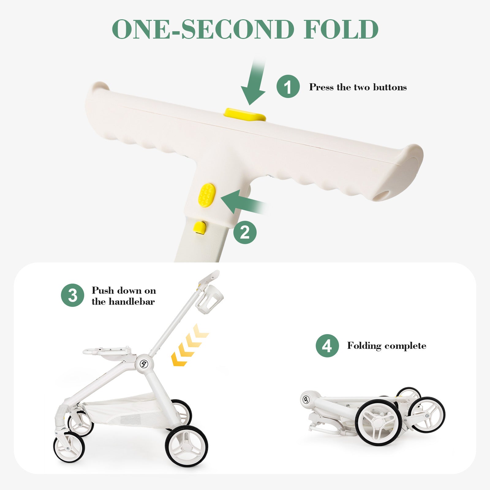 Beberoad TT Compact & Colorful Pet Stroller for small Pet