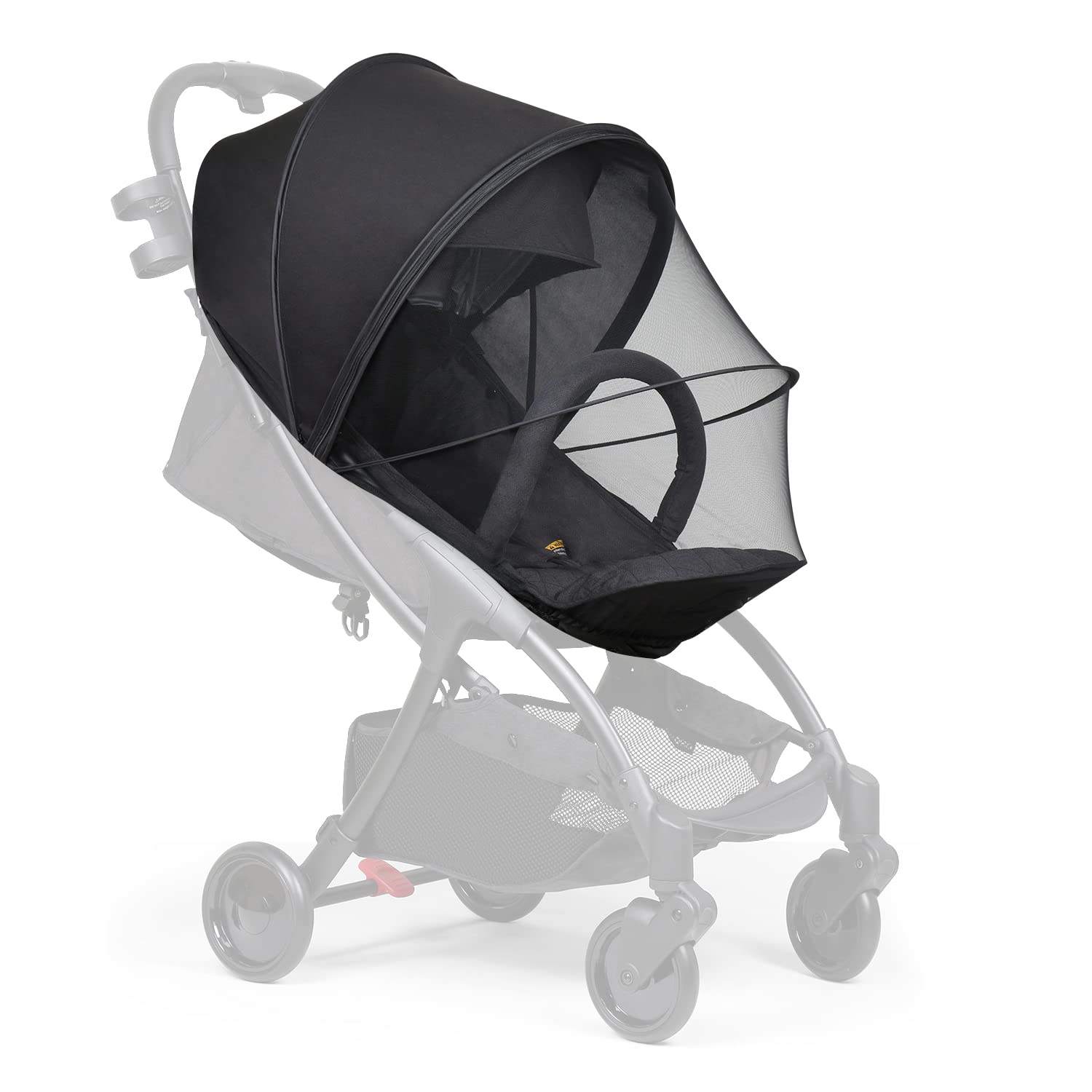 Beberoad Love Universal Stroller Sunshade | Mosquito Net 2-in-1 Stroller Cover UV Protection | 2-Way Zipper