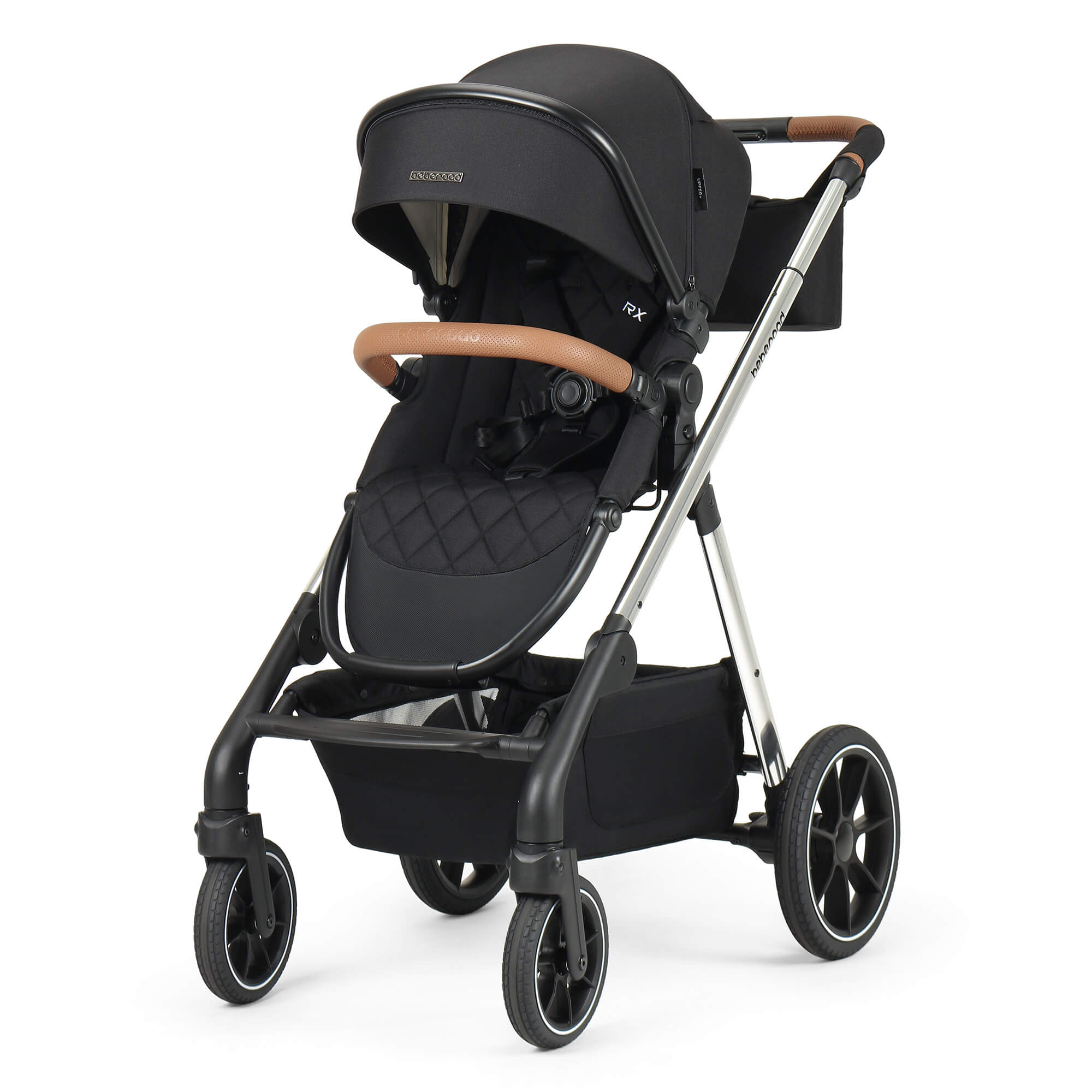Beberoad RX 3-in-1 Baby Stroller | Foldable Infant Stroller | with Organizer, Sunshade & Mosquito and Storage Basket