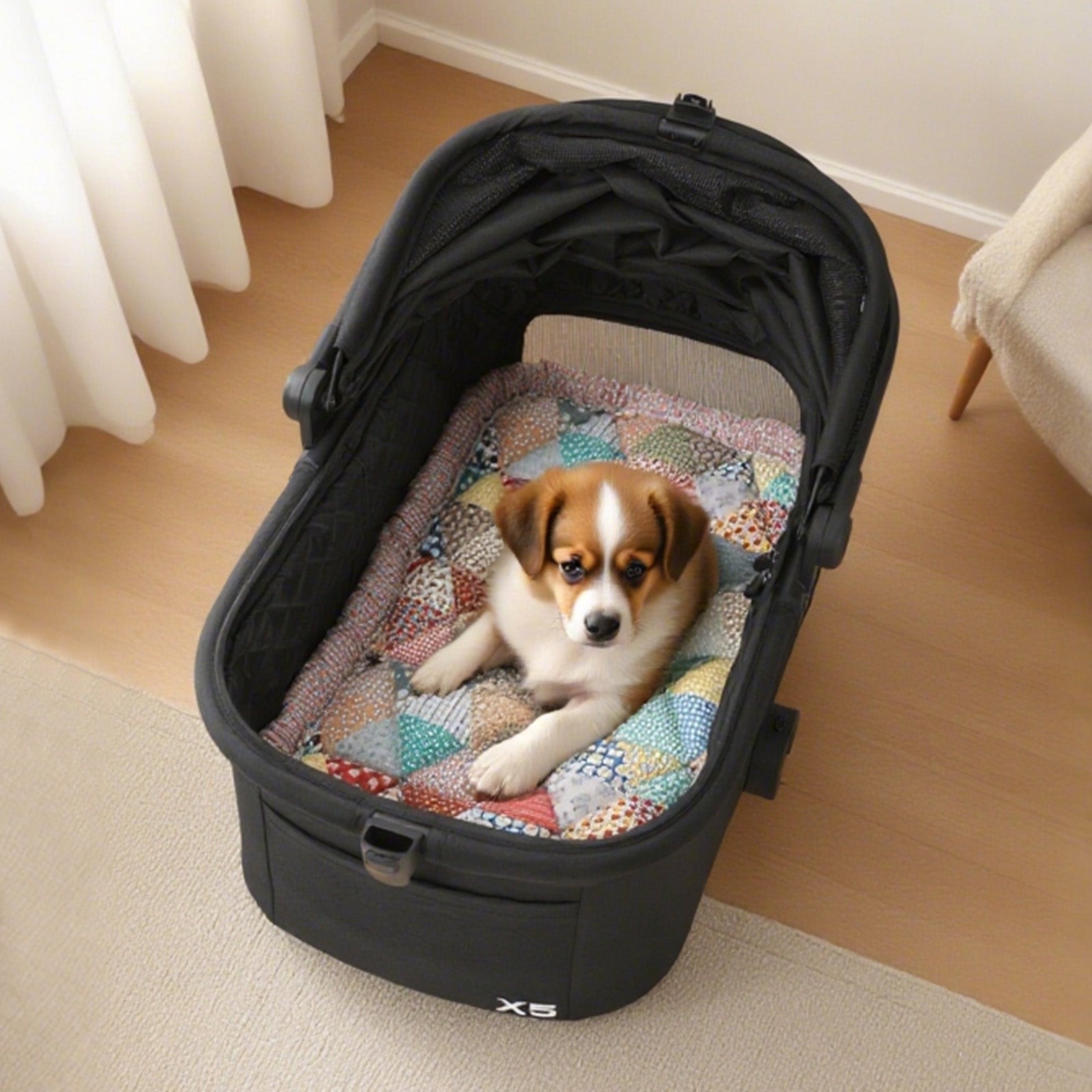Beberoad Reversible Pet Stroller Pad Dual-Sided Cooling & Warmth Cushion