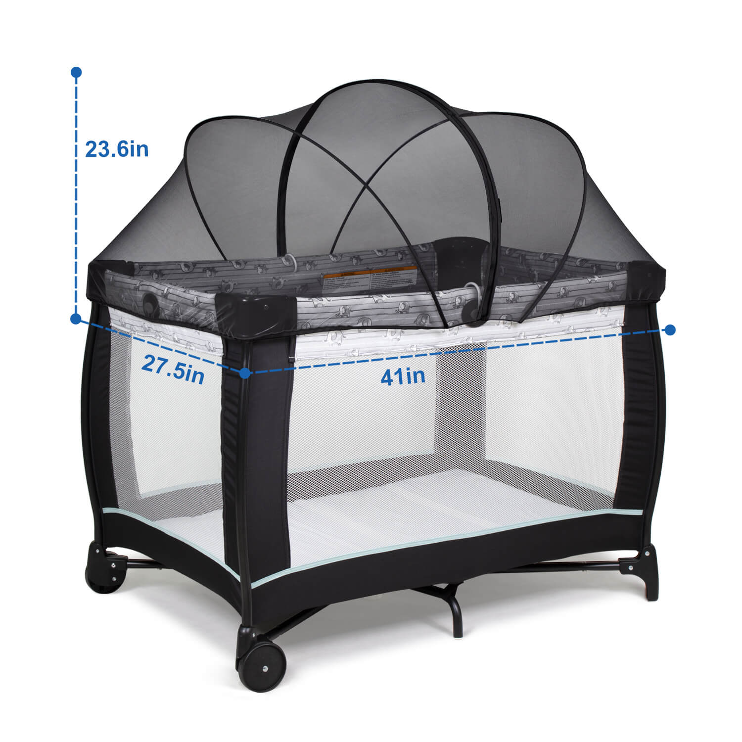 Beberoad Pack and Play Playard Mosquito Net