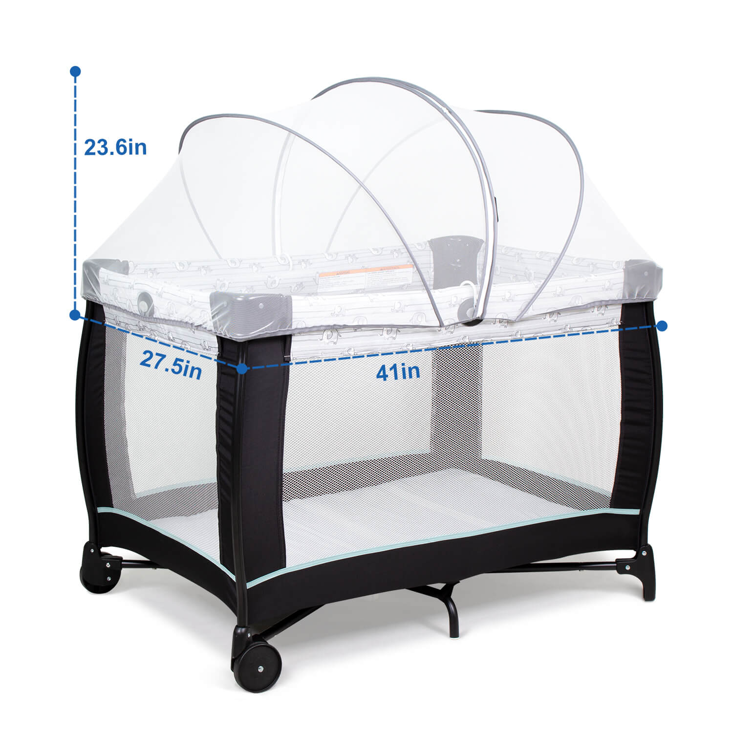 Beberoad Pack and Play Playard Mosquito Net