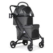 Beberoad T1 Double Pet Stroller for 2 Dogs & Cats | Foldable Stroller with Detachable Carrier