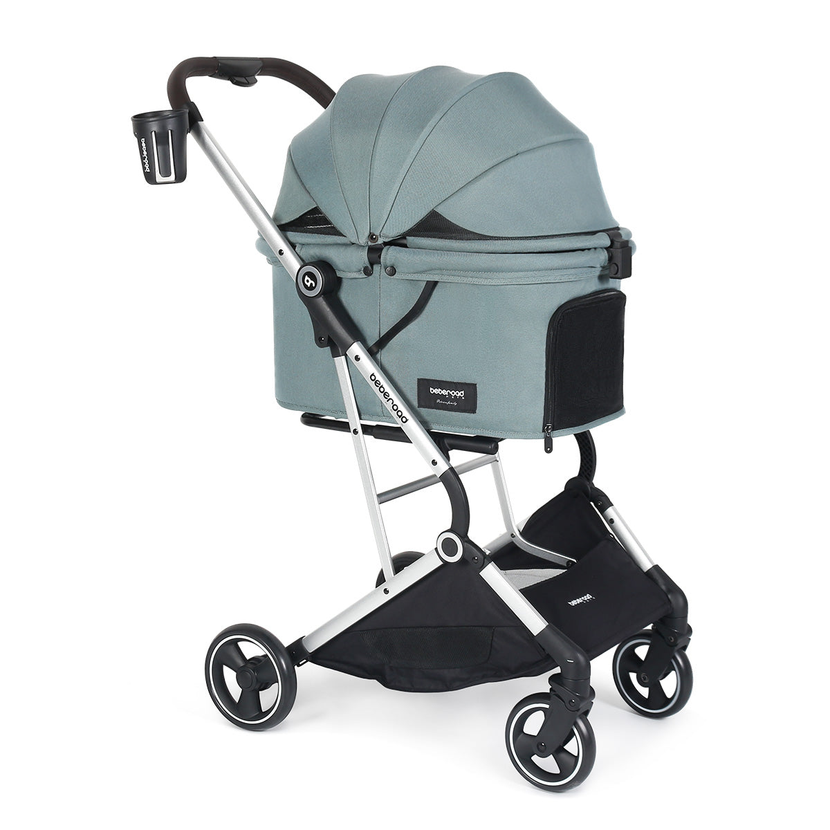 Beberoad T4 Pet Stroller | One-click Fold | for Small & Medium Pets