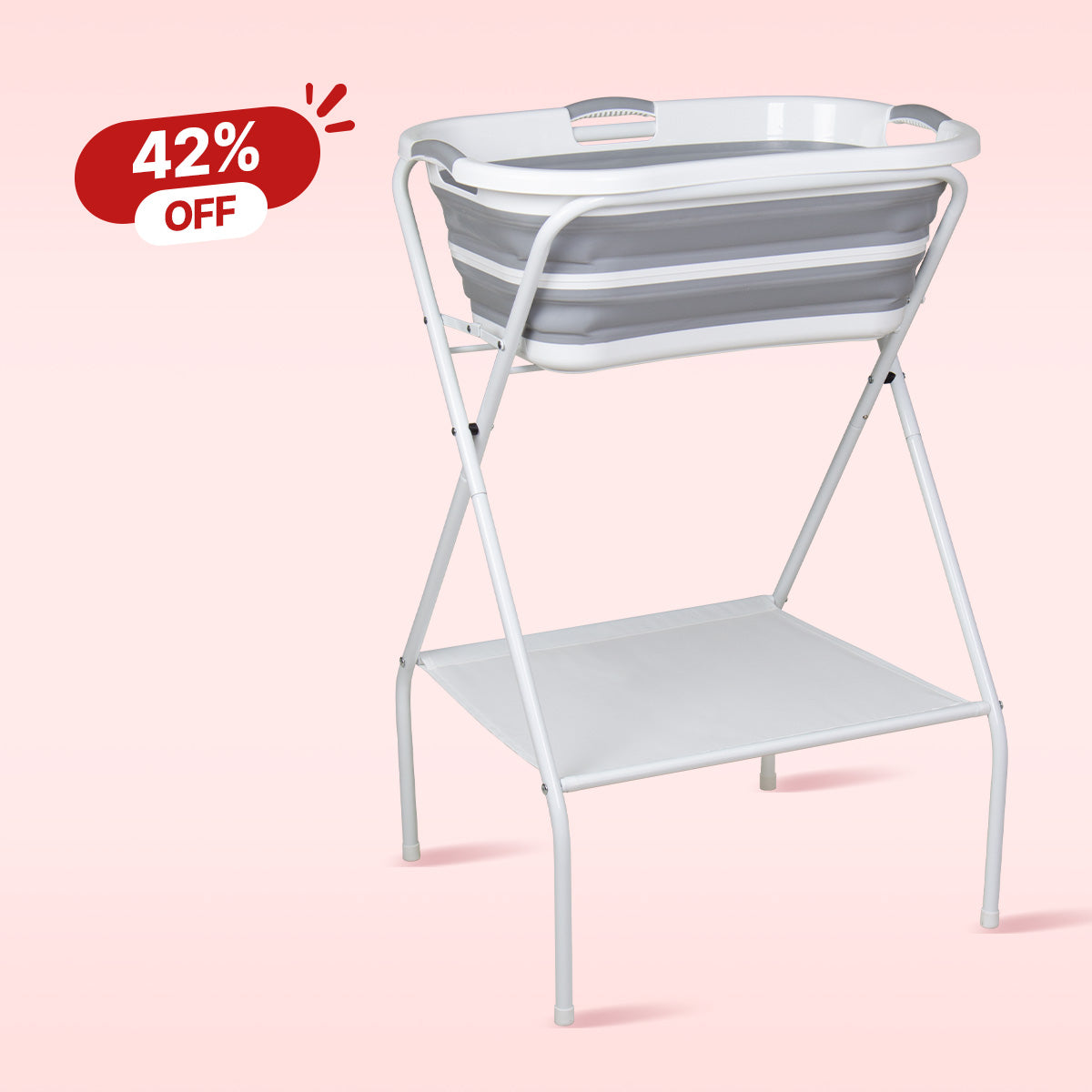 Beberoad B1 2 in 1 Dog Bath Tub | Elevated Collapsible Foldable Portable | for Small Pets