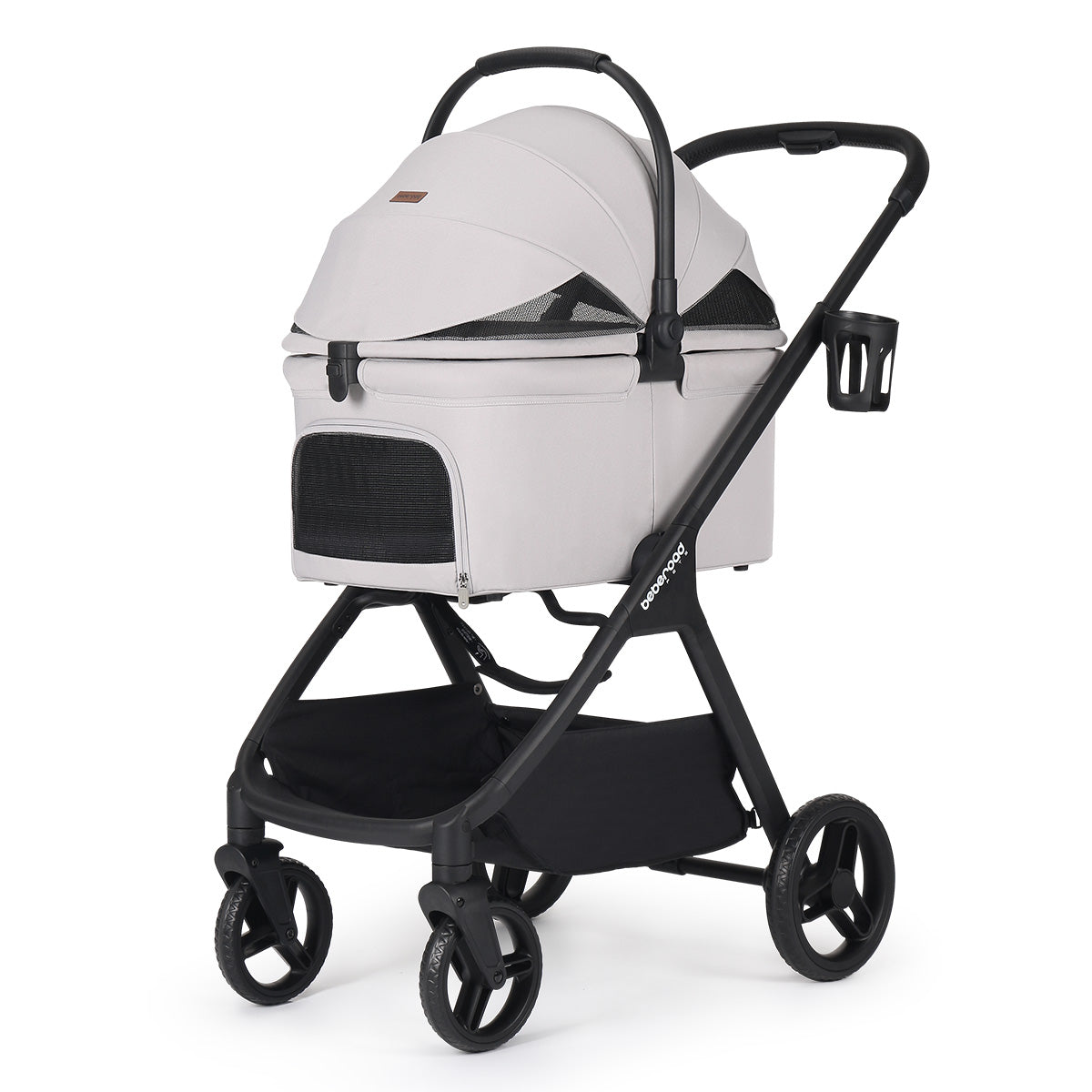 Beberoad X5 Luxury Pet Stroller | Detachable Carrier | for Medium Pets