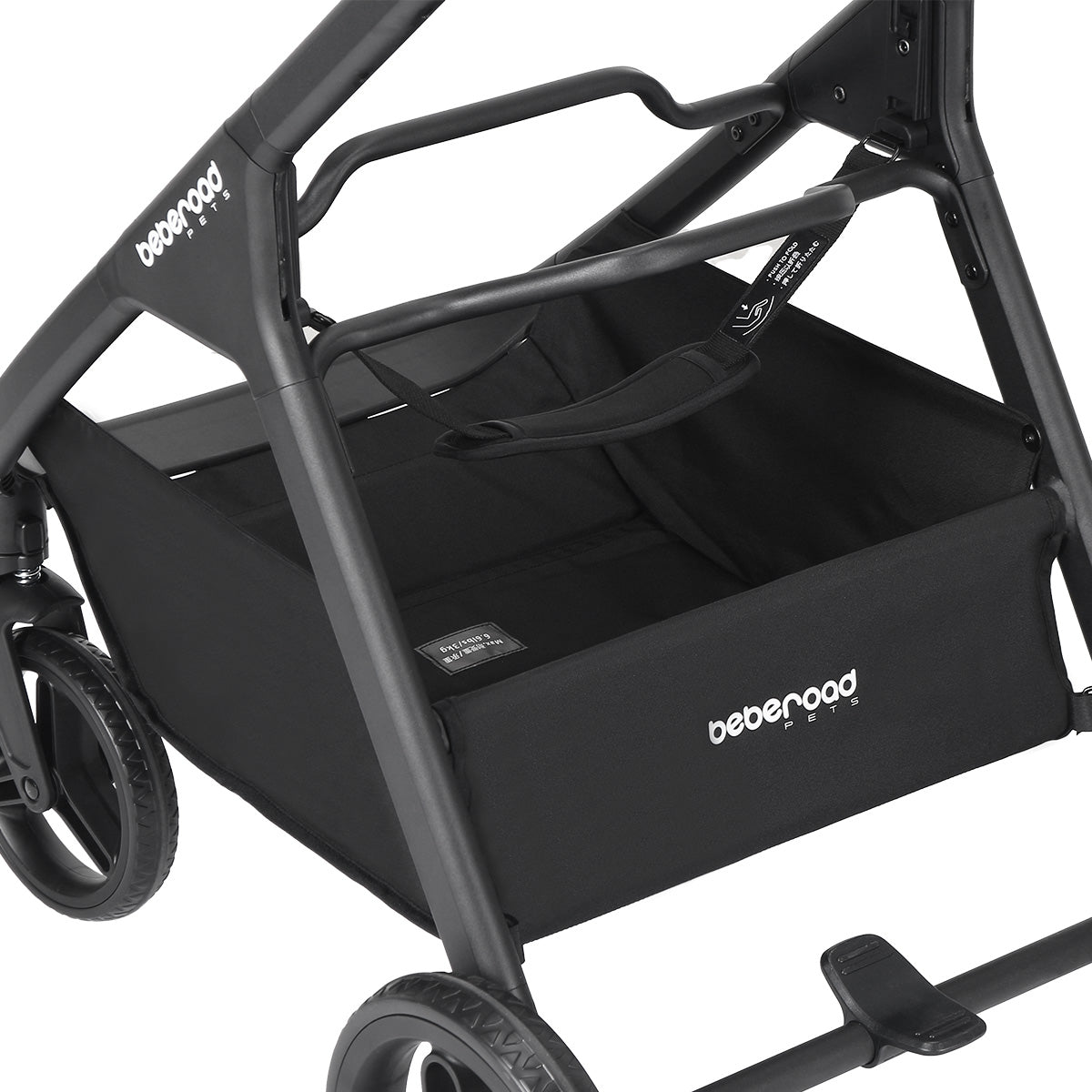 Beberoad X5 Luxury Pet Stroller | Detachable Carrier | for Medium Pets