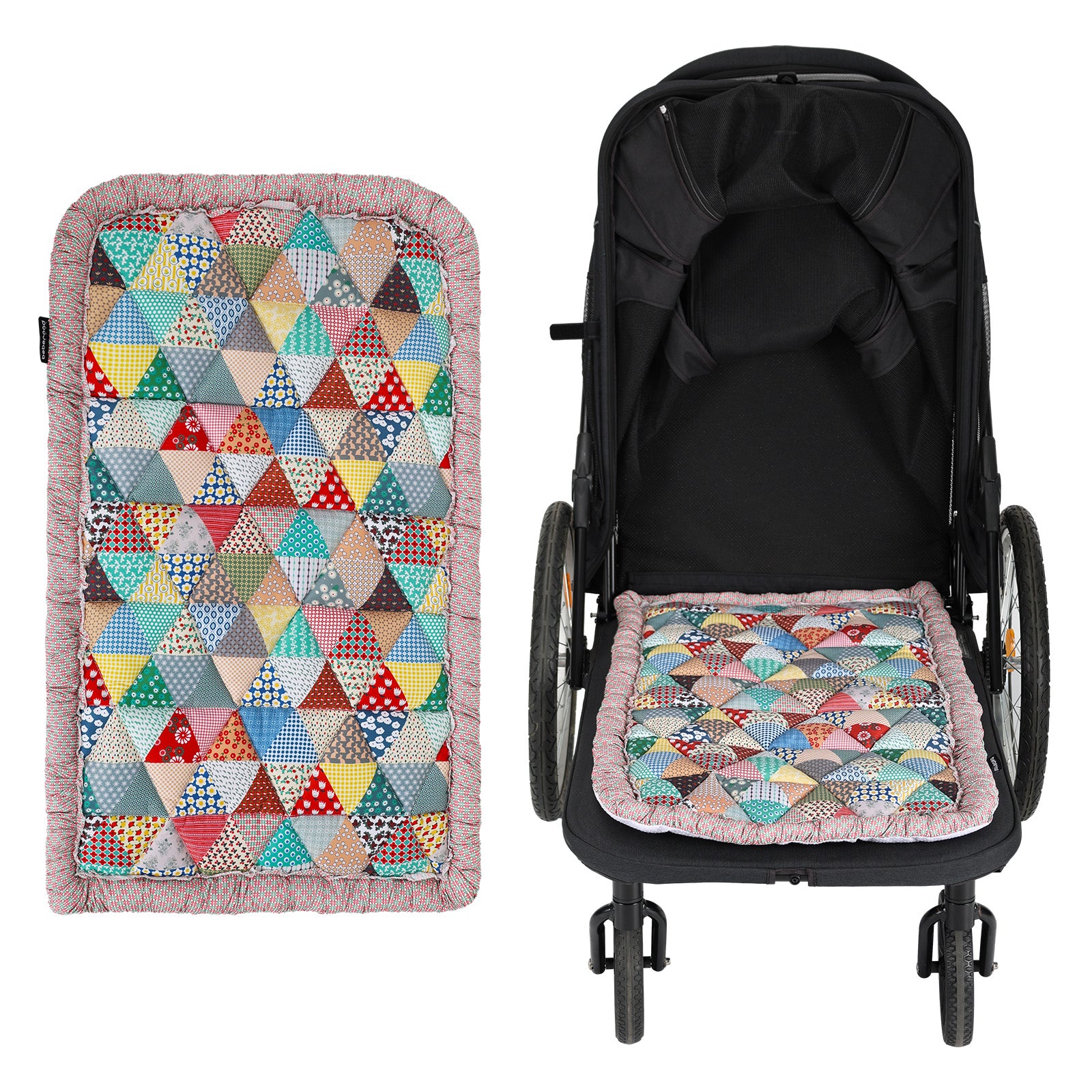 Beberoad Reversible Pet Stroller Pad Dual-Sided Cooling & Warmth Cushion