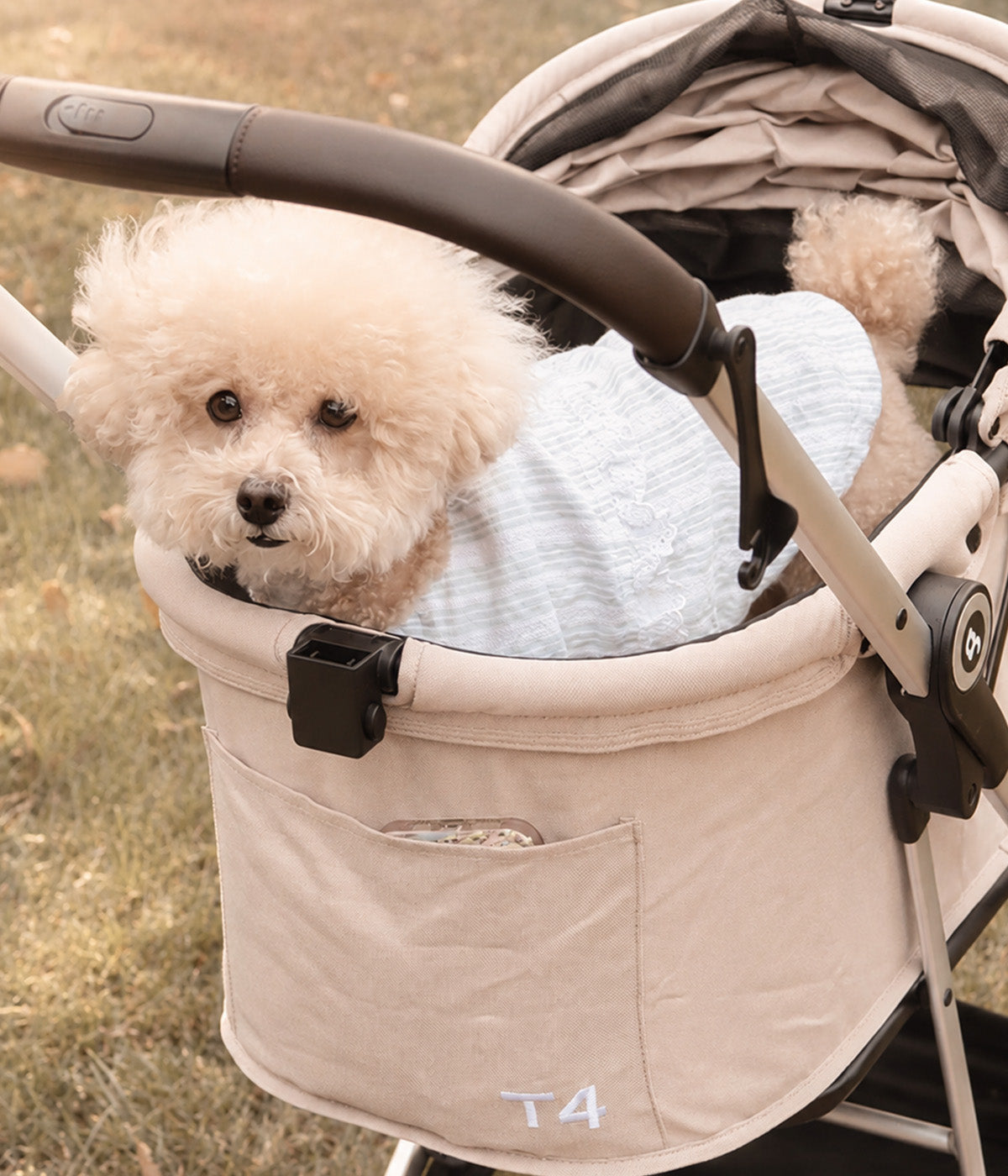 Beberoad T4 Pet Stroller | One-click Fold | for Small & Medium Pets