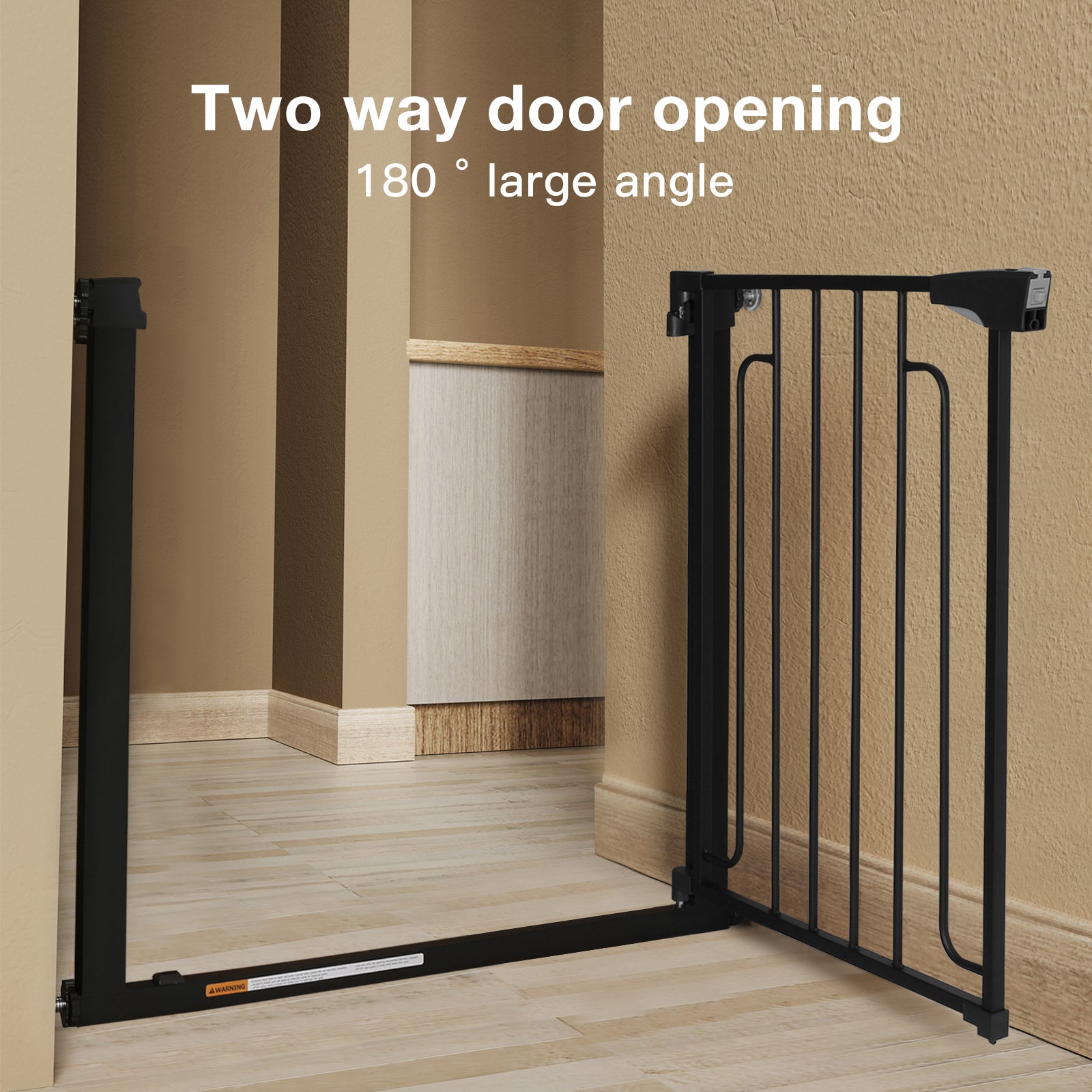 Beberoad Double Door Baby Gat | Pressure Mounted No Drilling | Auto-Close