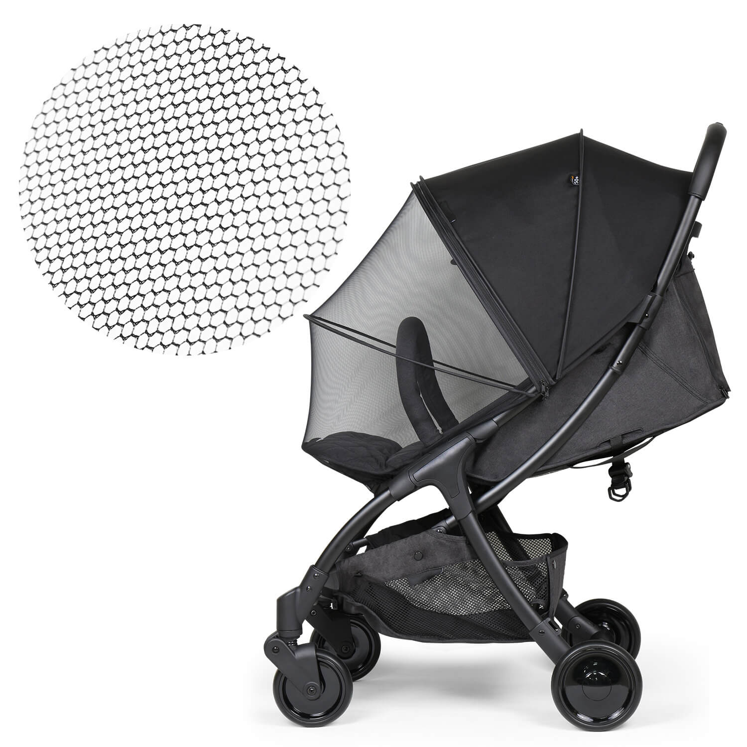 Beberoad 2-in-1 Mosquito Net & Sun Shade