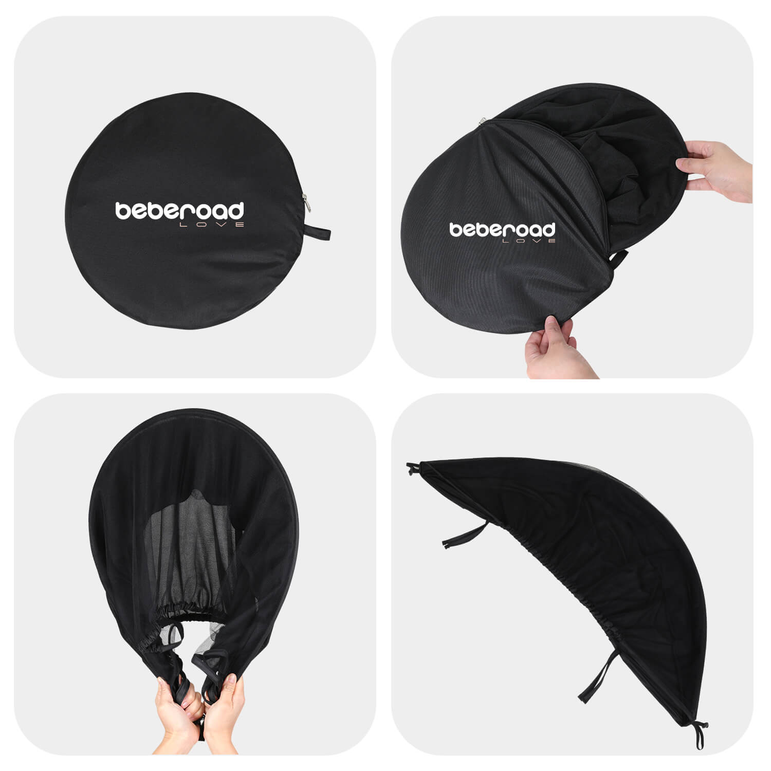 Beberoad 2-in-1 Mosquito Net & Sun Shade
