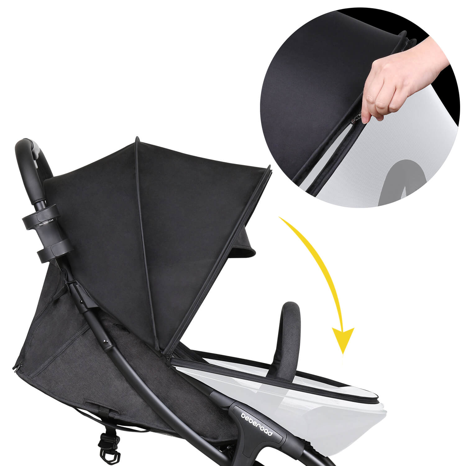 Beberoad 2-in-1 Mosquito Net & Sun Shade