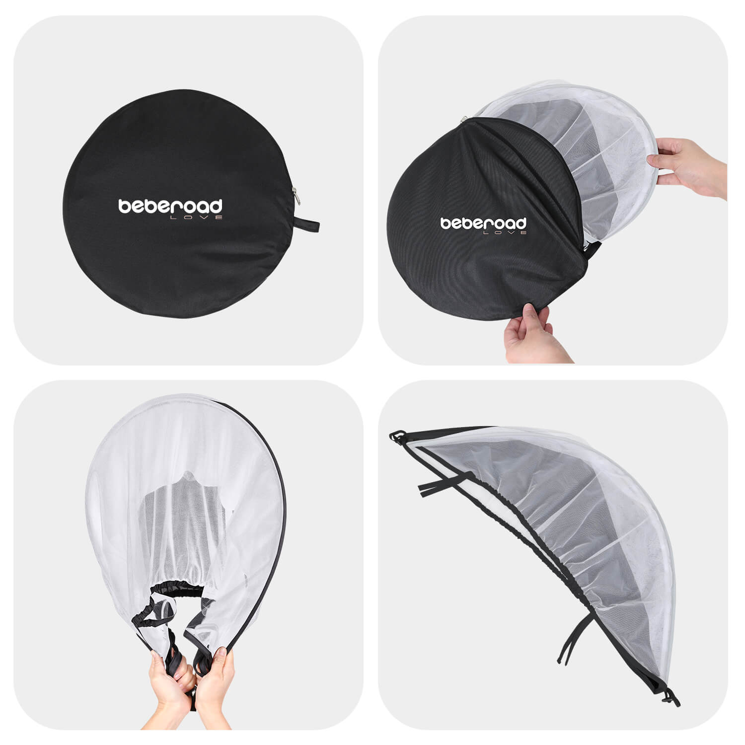 Beberoad 2-in-1 Mosquito Net & Sun Shade