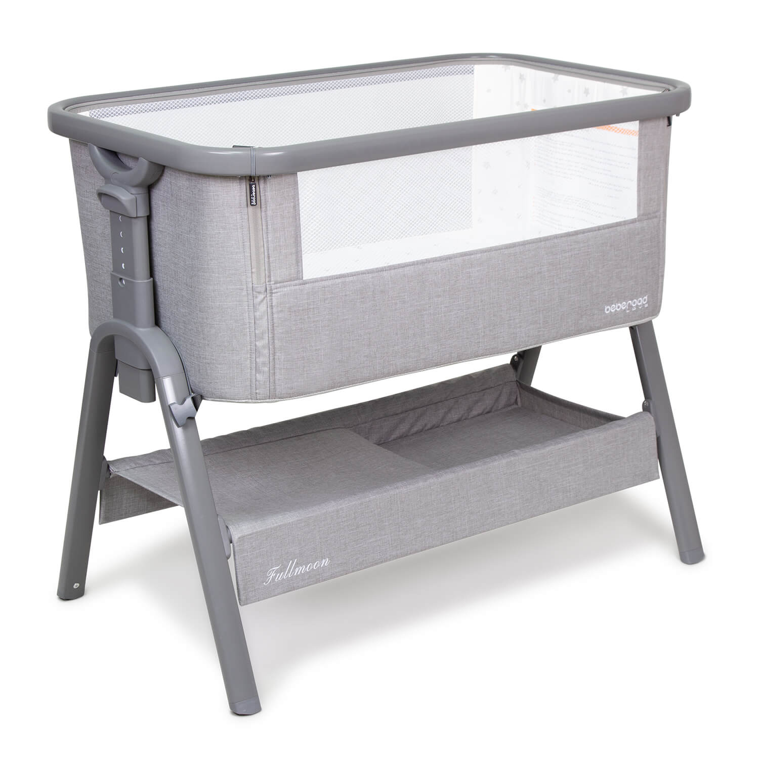 Beberoad K2 Baby Bassinet | Lightweight Portable | with Mattress, Wheels, Storage Basket & Travel Bag