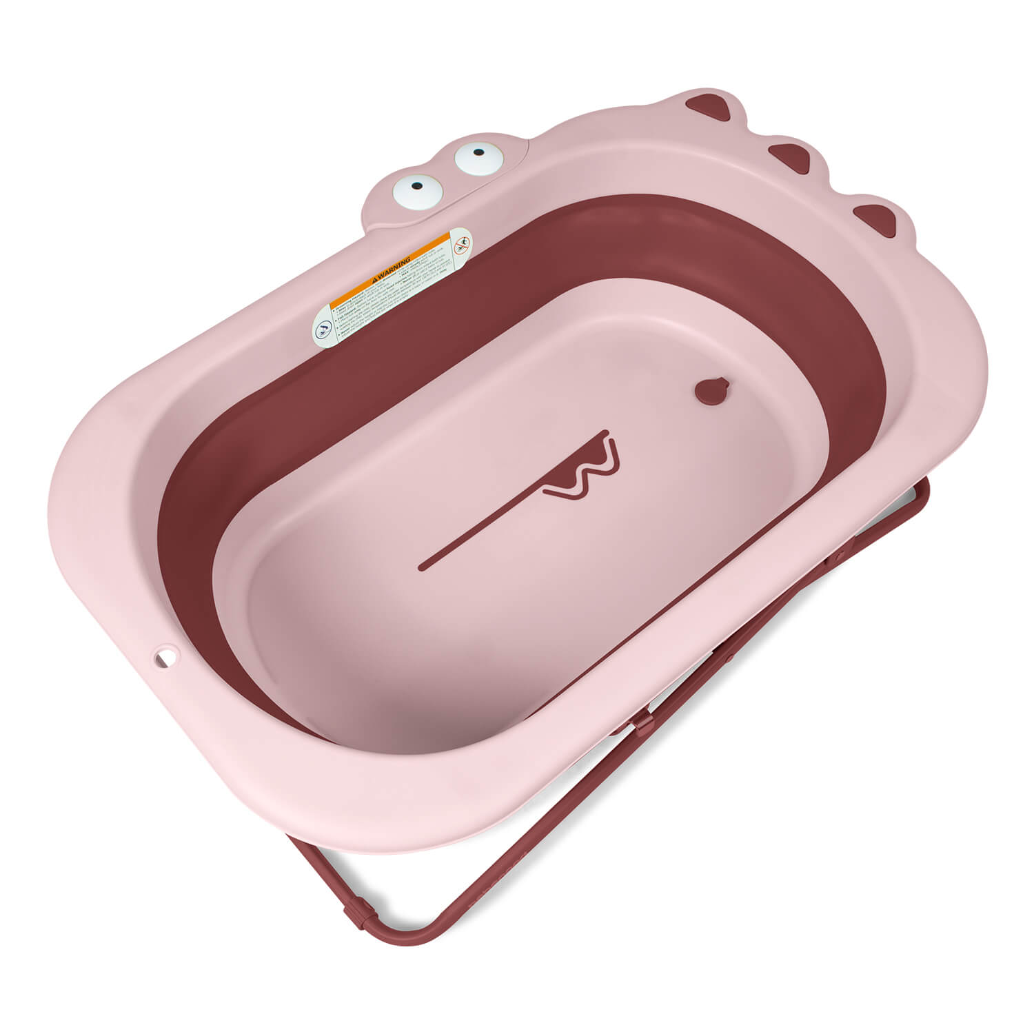 Beberoad Collapsible Baby Bathtub | Portable Infant Bathtub Height-Adjustable