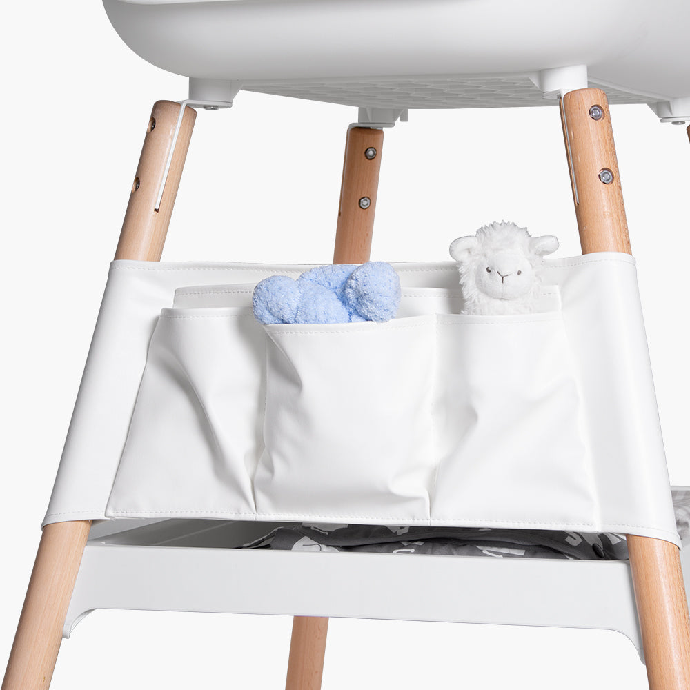 Beberoad D1 Baby Changing Table with Changing Pad | Adjustable Height | with Nursery Organizer and Storage Rack