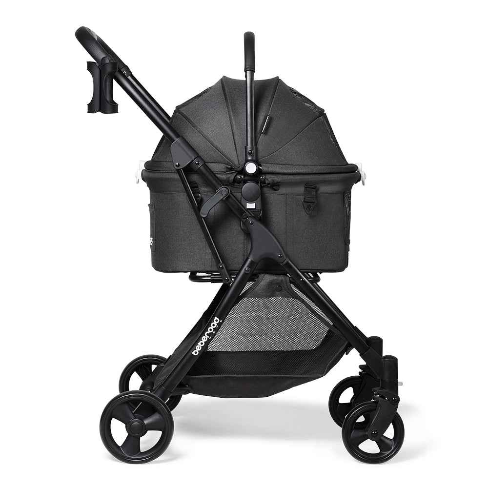 Beberoad R5 Medium Pet Stroller | 180° Canopy | 3-in-1 with Removable Carrier