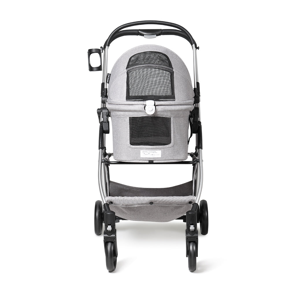 Beberoad R5 Medium Pet Stroller | 180° Canopy | 3-in-1 with Removable Carrier