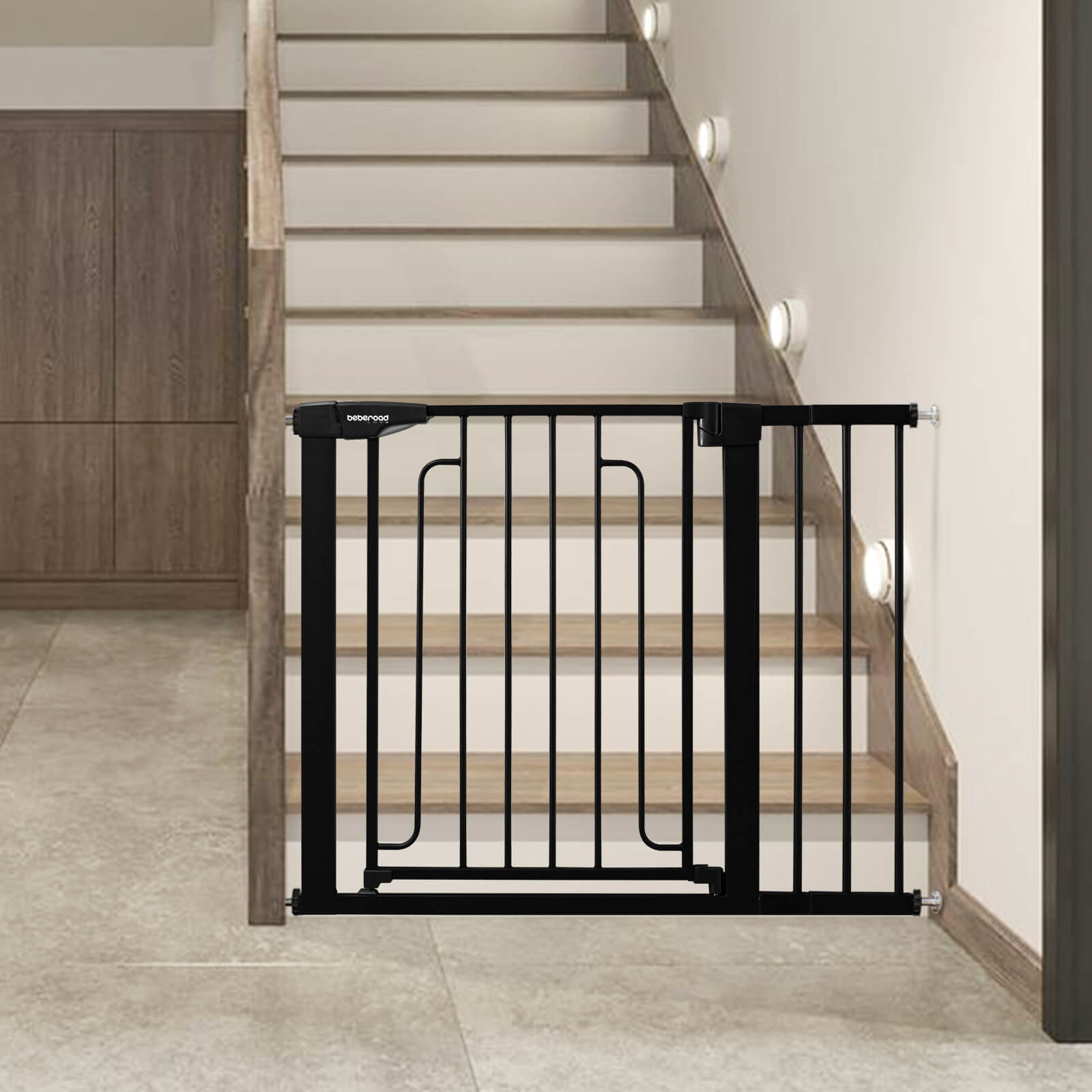 Beberoad Double Door Baby Gat | Pressure Mounted No Drilling | Auto-Close