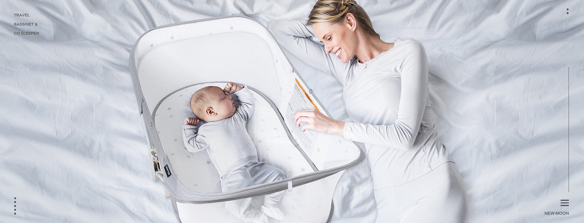 Newmoon Portable Travel Bassinet