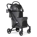 Beberoad T1 Double Pet Stroller Black
