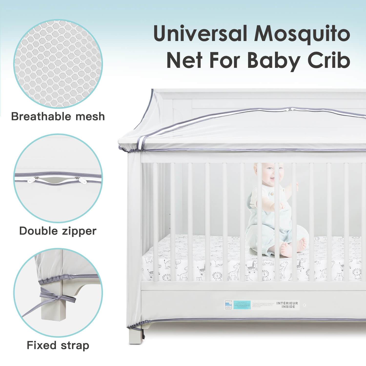 Convertible Crib Mosquito Net
