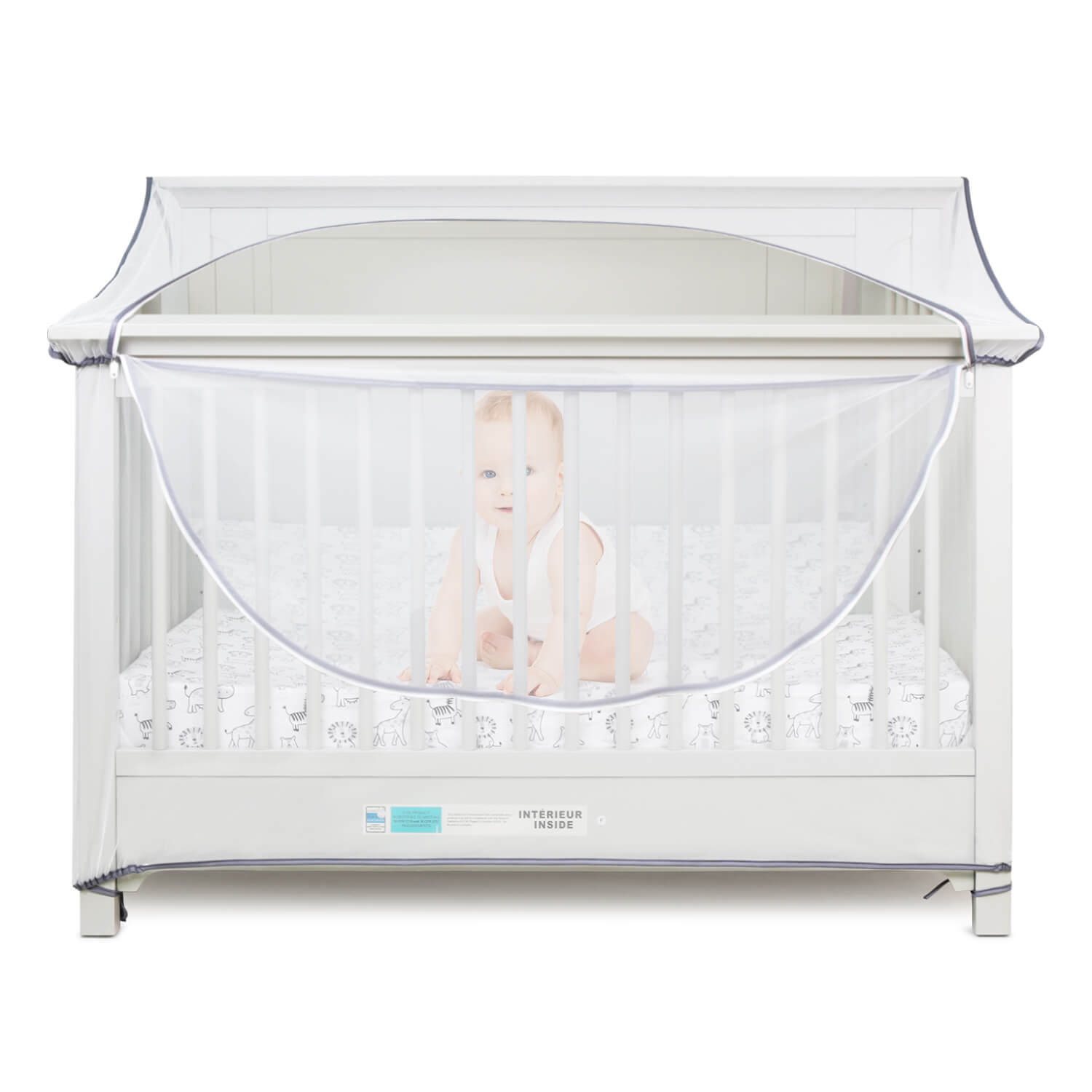 Baby travel cot sale with mosquito net