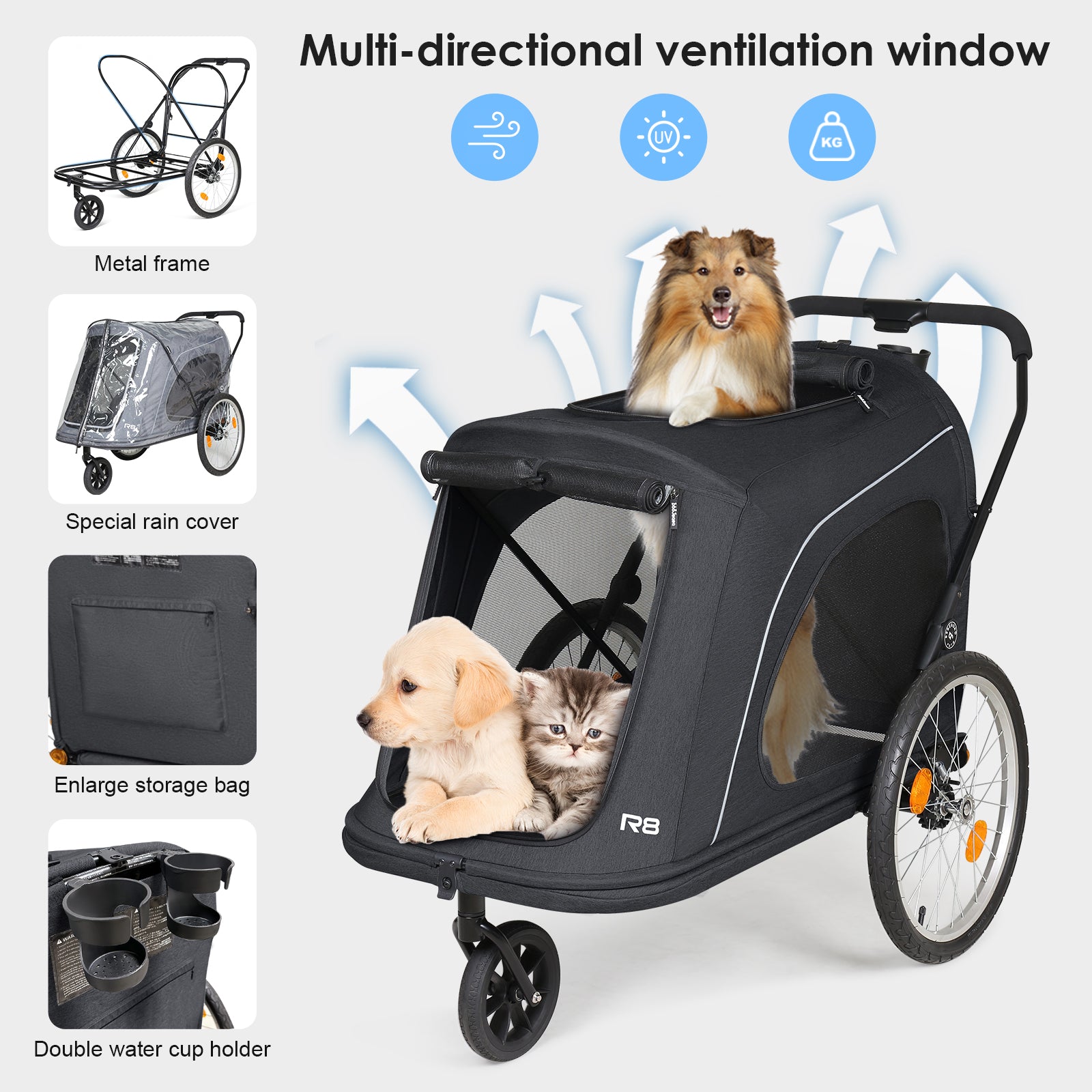 Dog friendly cheap baby stroller