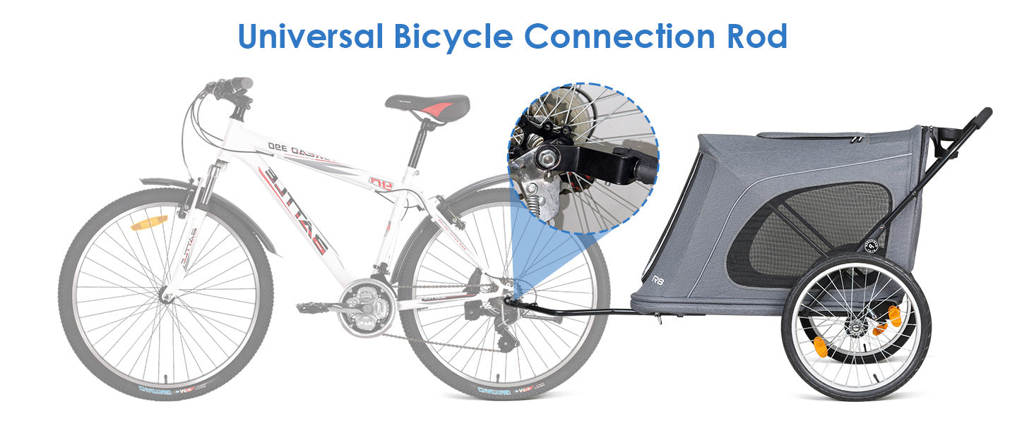 universal bicycle connection rod