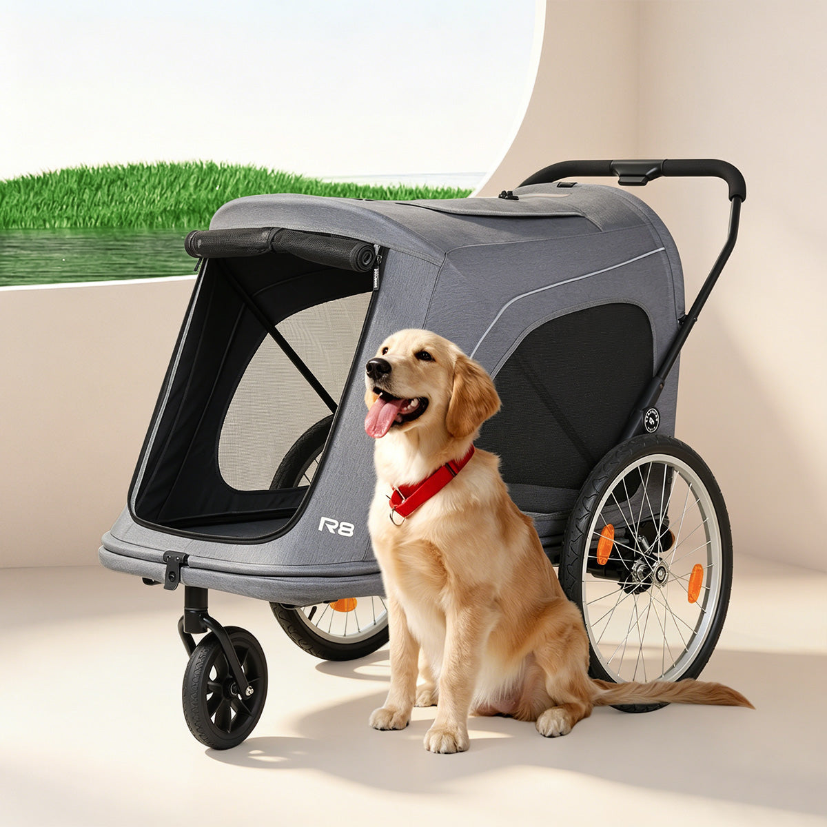 R8 Pet stroller