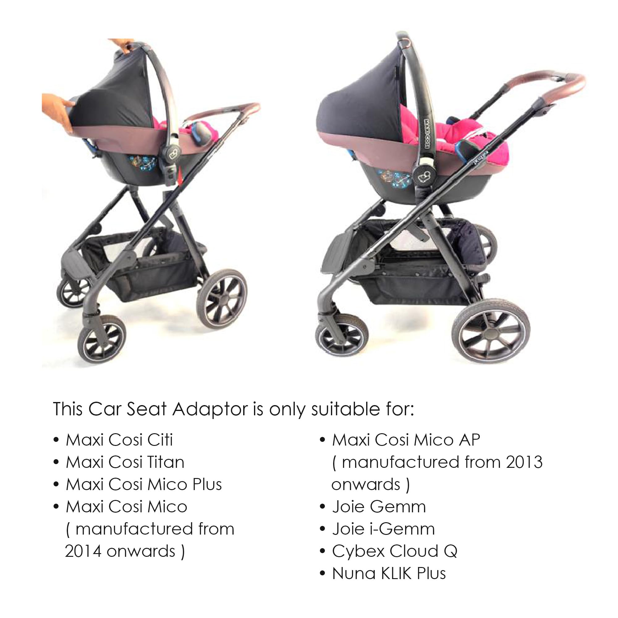 Beberoad RX Baby Stroller Car Seat Adapters