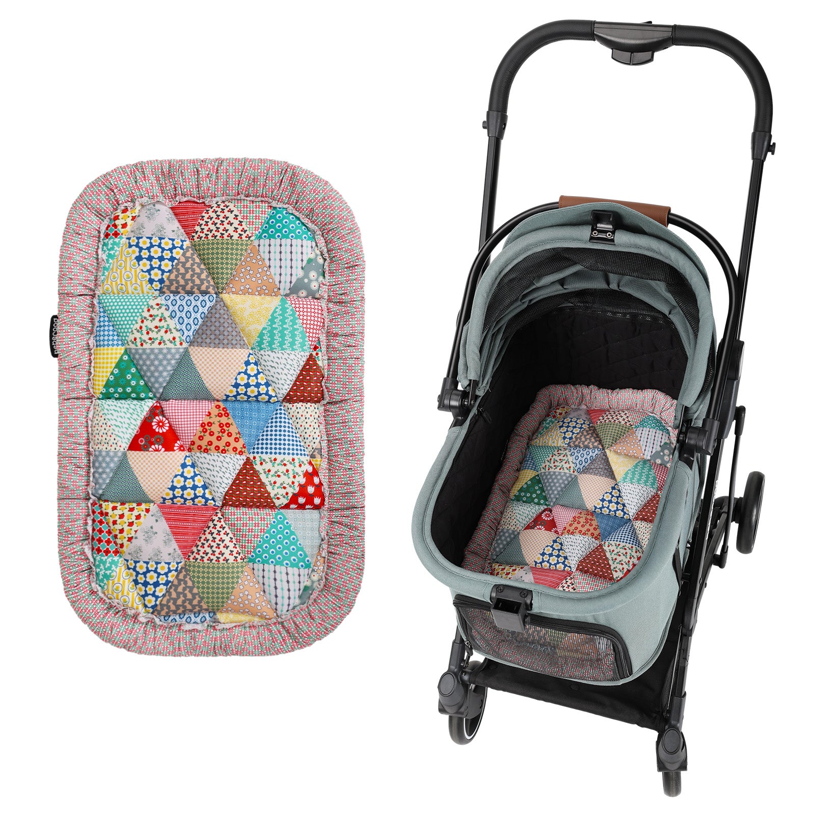 Beberoad Reversible Pet Stroller Pad Dual-Sided Cooling & Warmth Cushion