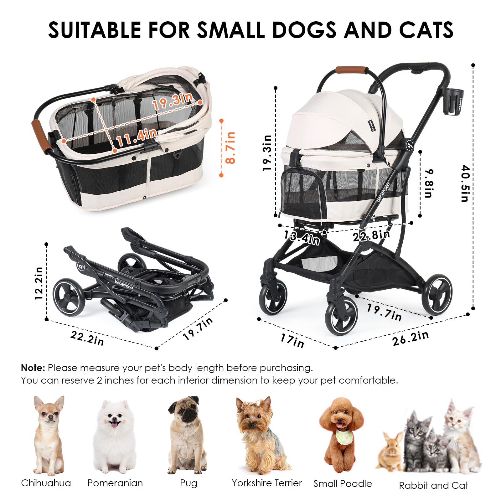 T3 suitable for small dogs and cats