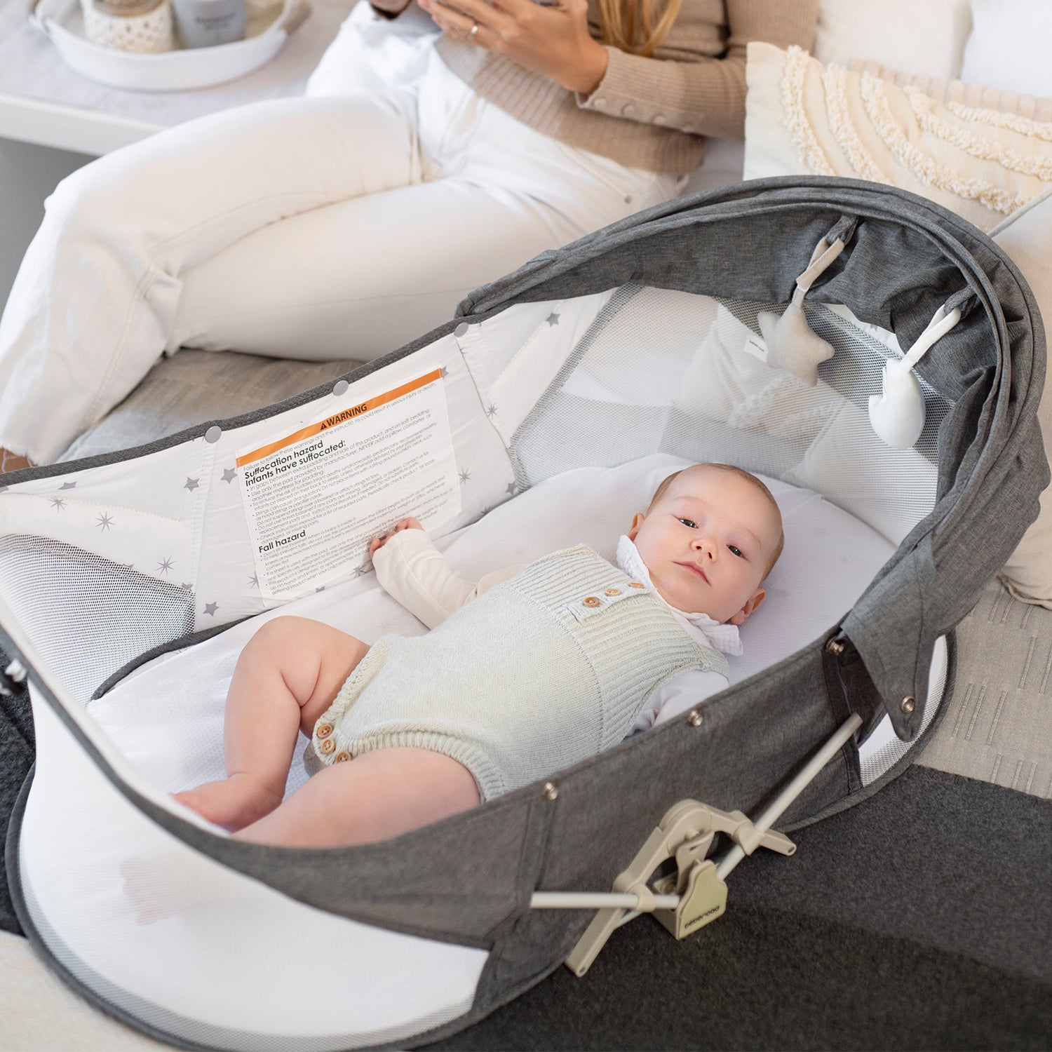 travel bassinet with mosquito net