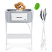 Beberoad B4 Dog Bath Tub with scrubber and elevated design for medium pets up to 55lbs
