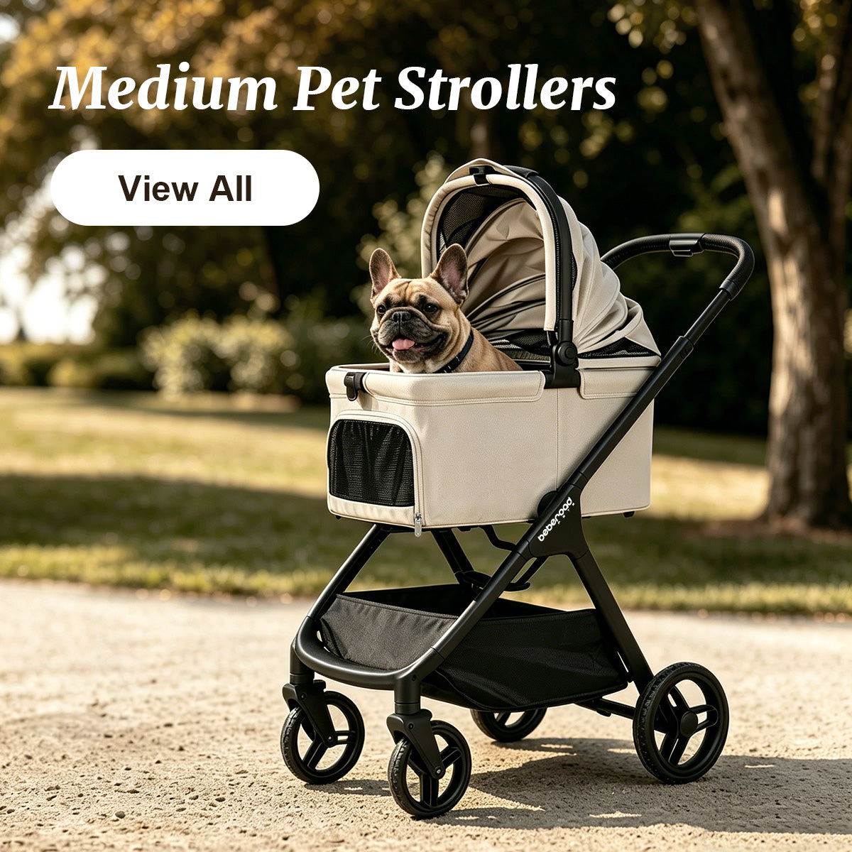 beberoad medium pet stroller