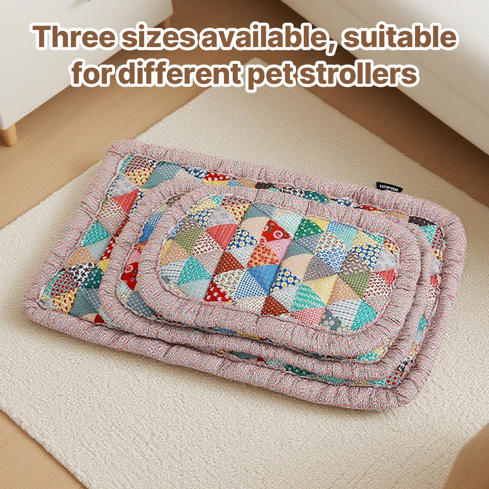 Beberoad Reversible Pet Stroller Pad Dual-Sided Cooling & Warmth Cushion