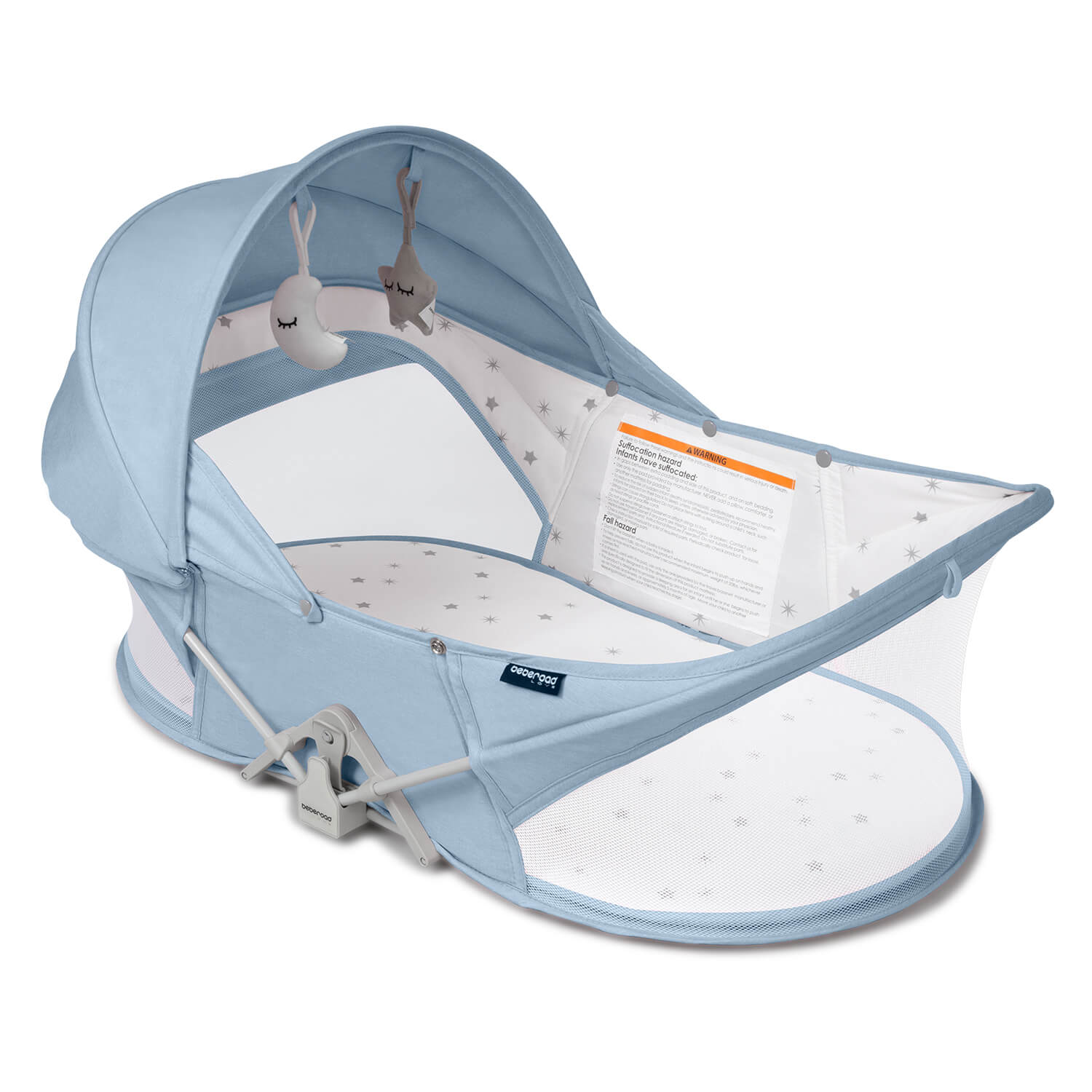 Folding travel sale bassinet