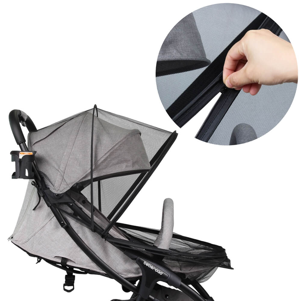 Universal Mosquito Net for Strollers Crib and Bassinet - BebeRoad Baby